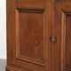 Antique English oak buffet/bookcase from 19th century with original glass