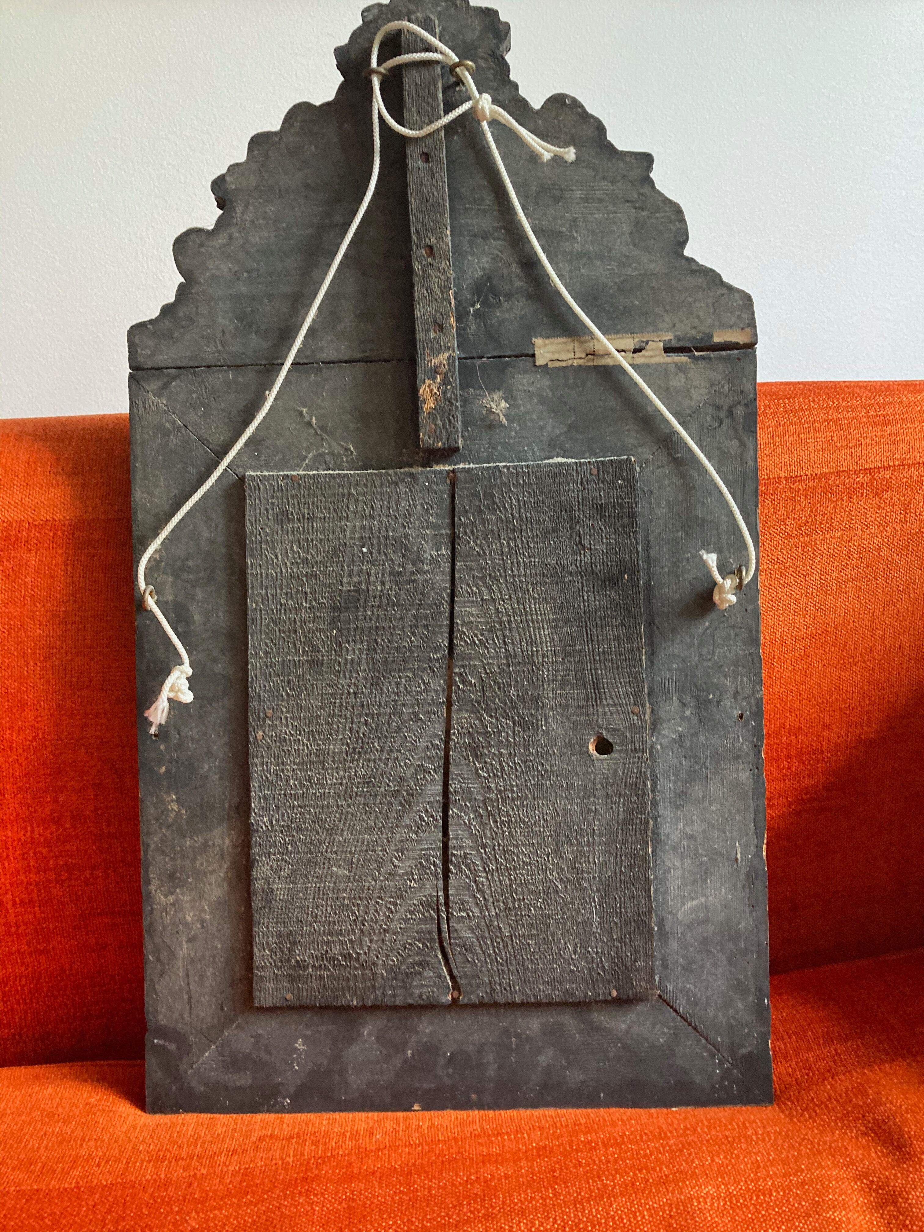 Antique parclose mirror