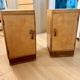 Set of two bedside tables from the 1940s.