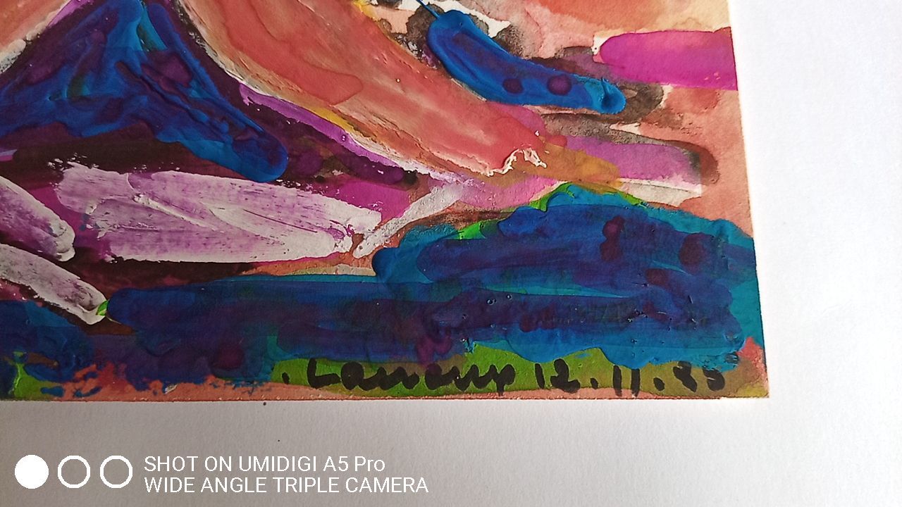 Pierre Lacroux (1909-1993) Gouache - 24 x 32cm - elongated nude