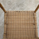 Vintage rattan armchair