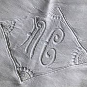 Drap 2 places monogramme MC