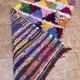 vintage boucherouite rug; berber boucherouite rug 120 cm x60 cm