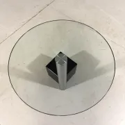 Glass & marble side Hank Kwint, Netherlands 1980’s