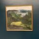 Huile su toile suédoise – “Soirée dans l'archipel” – Signée et datée 1964 – Vintage