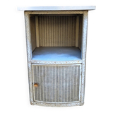 Lloyd loom bedside table