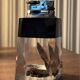 Vintage Japanese resin/glass table lighter