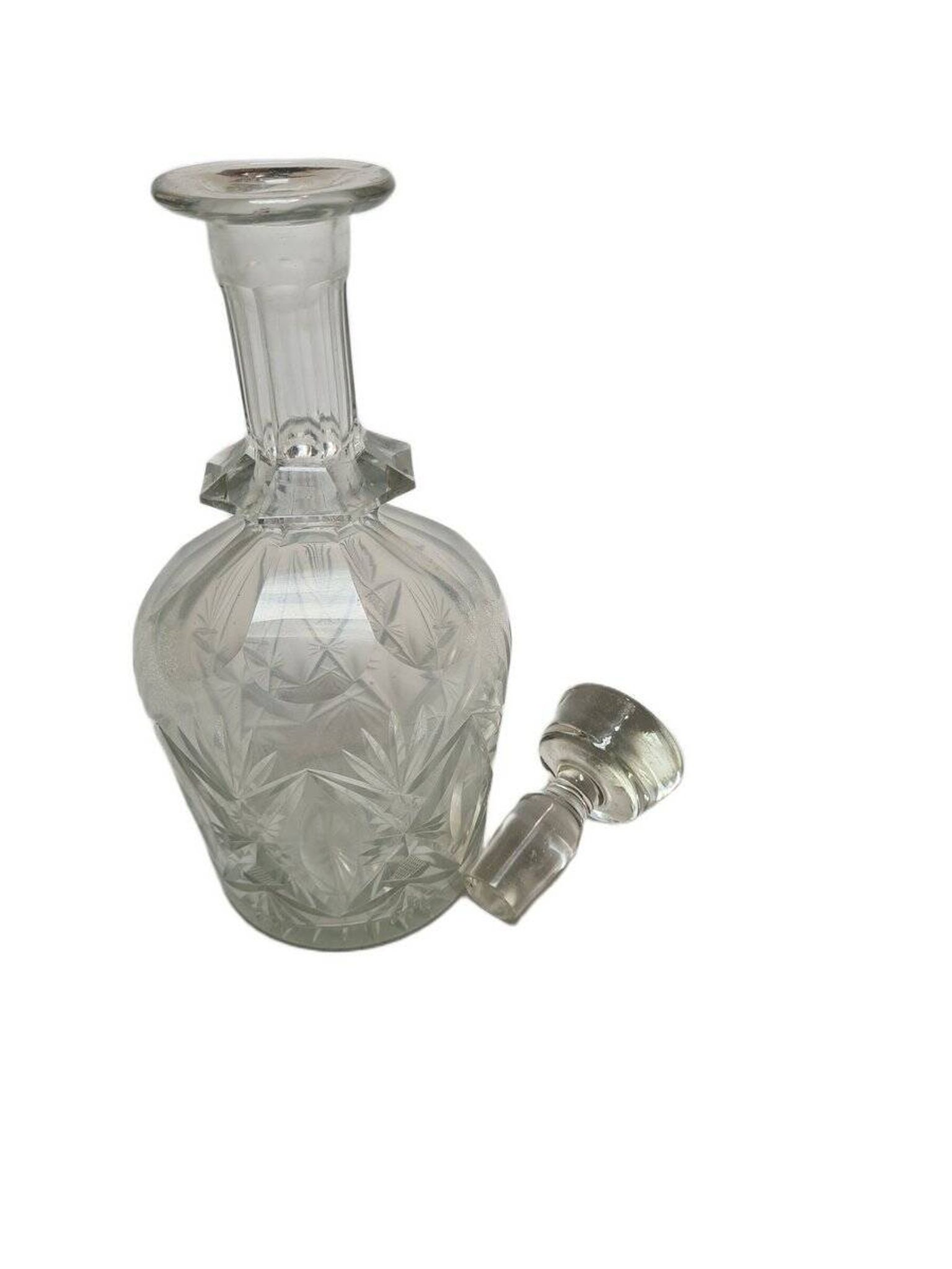 Art Deco crystal carafe, Germany, 1900s
