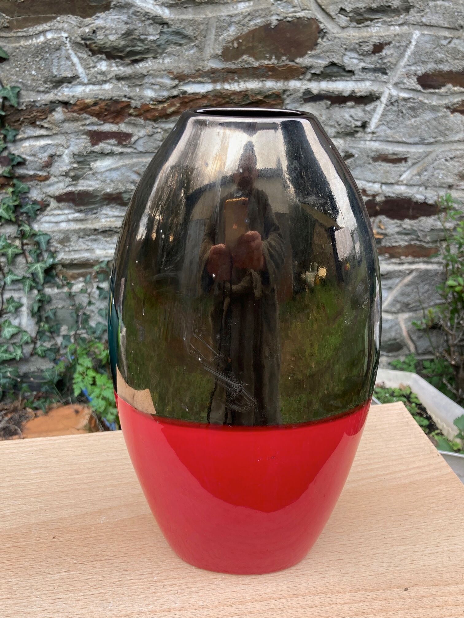 Art Deco ceramic vase signed Pierre Cardin