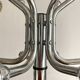 Vintage tubular chrome coat rack, 1970s