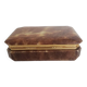 Old brown alabaster box