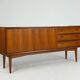 Vintage teak sideboard Bartels mid-century 60s design chest of drawers
