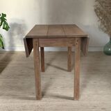 Vintage solid oak drop leaf farmhouse table