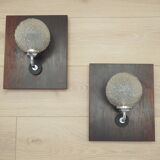 Set of two wall lamps, Danish design, 1970s, production: Denmark