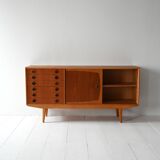 1950s/60s teak and oak Scandinavian sideboard