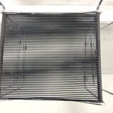 Set of 6 "Spaghetti" Chairs Italian Design 80s – Black & Chrome