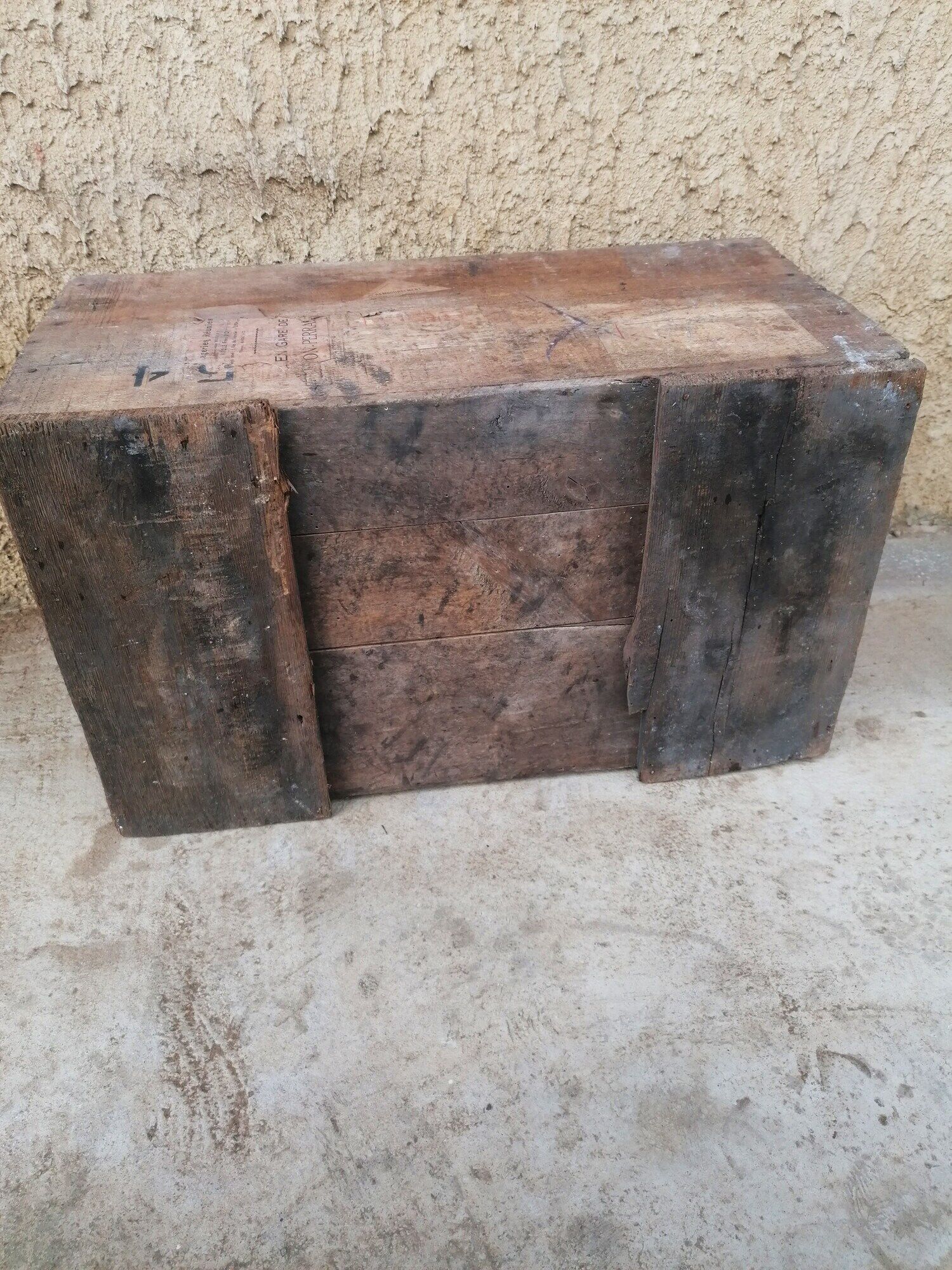 Former wooden transport SNCF case, France