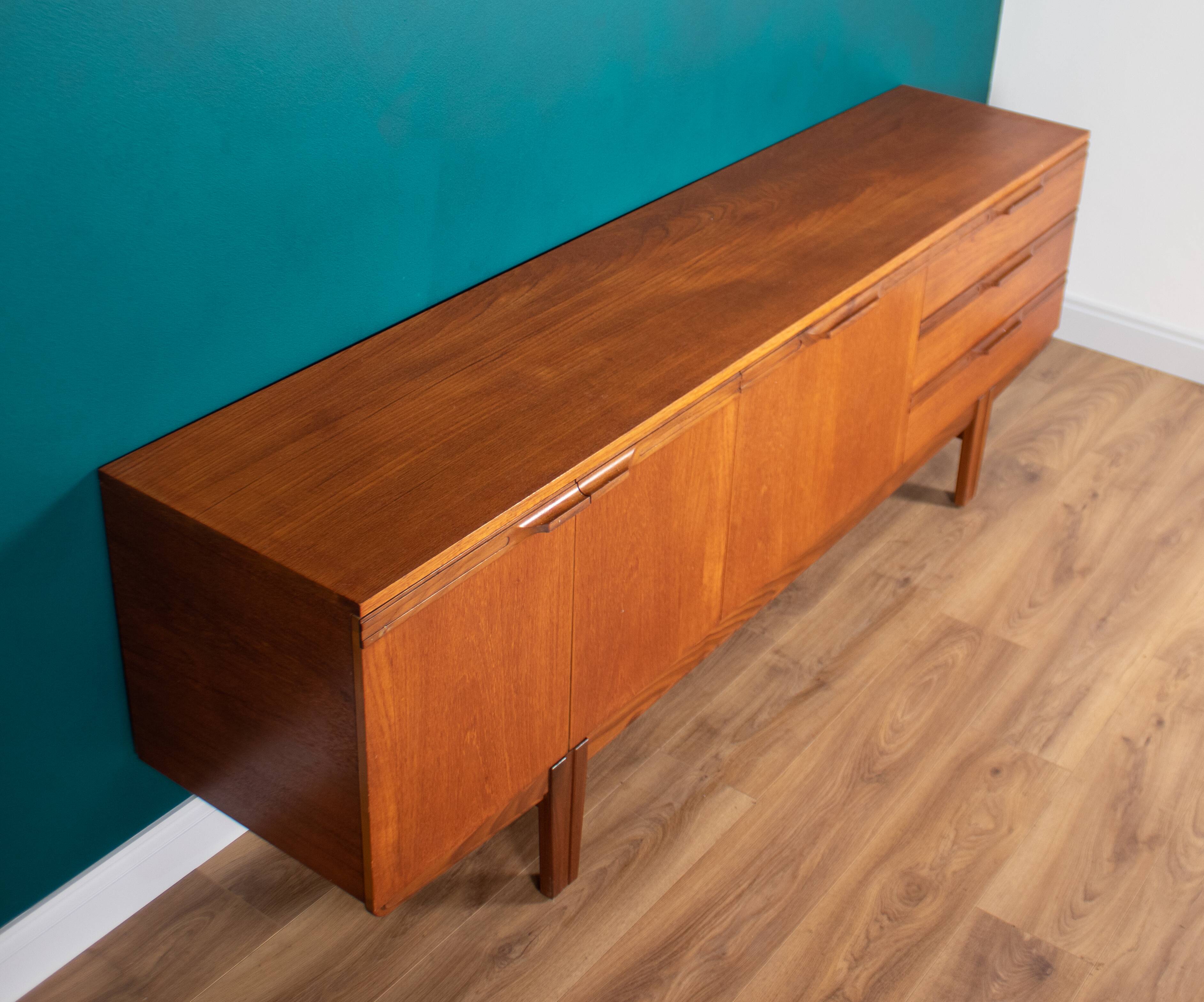 Retro Teak 1960s Beutility Midcentury Sideboard