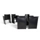Arrben Solaria leather dining chairs, set of 4 by Tito Agnoli, 1970