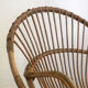 Fauteuil en rotin vintage 60's