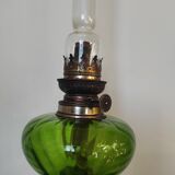 Green kerosene lamp