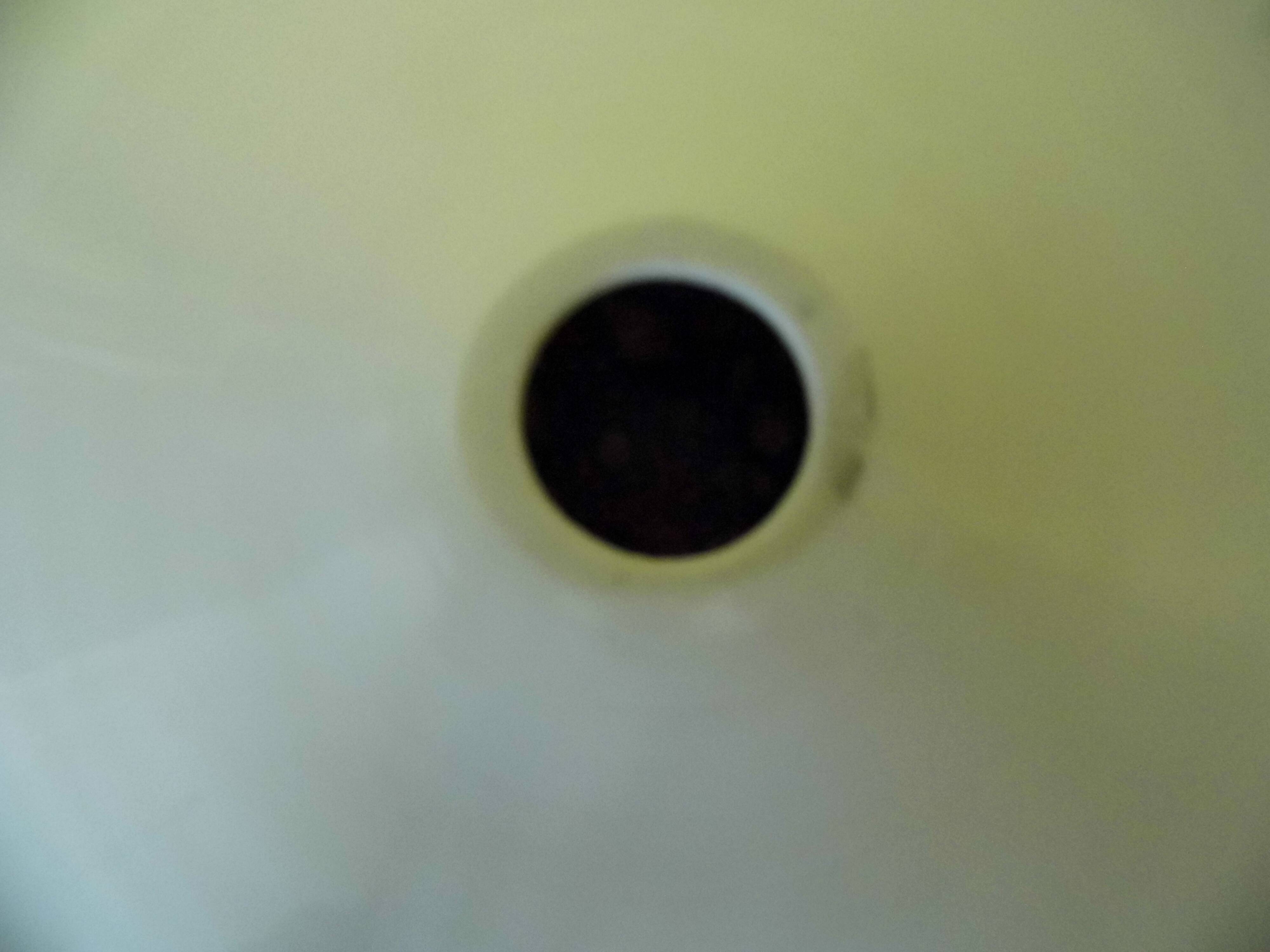 White opaline suspension, jagged edge early XX th century