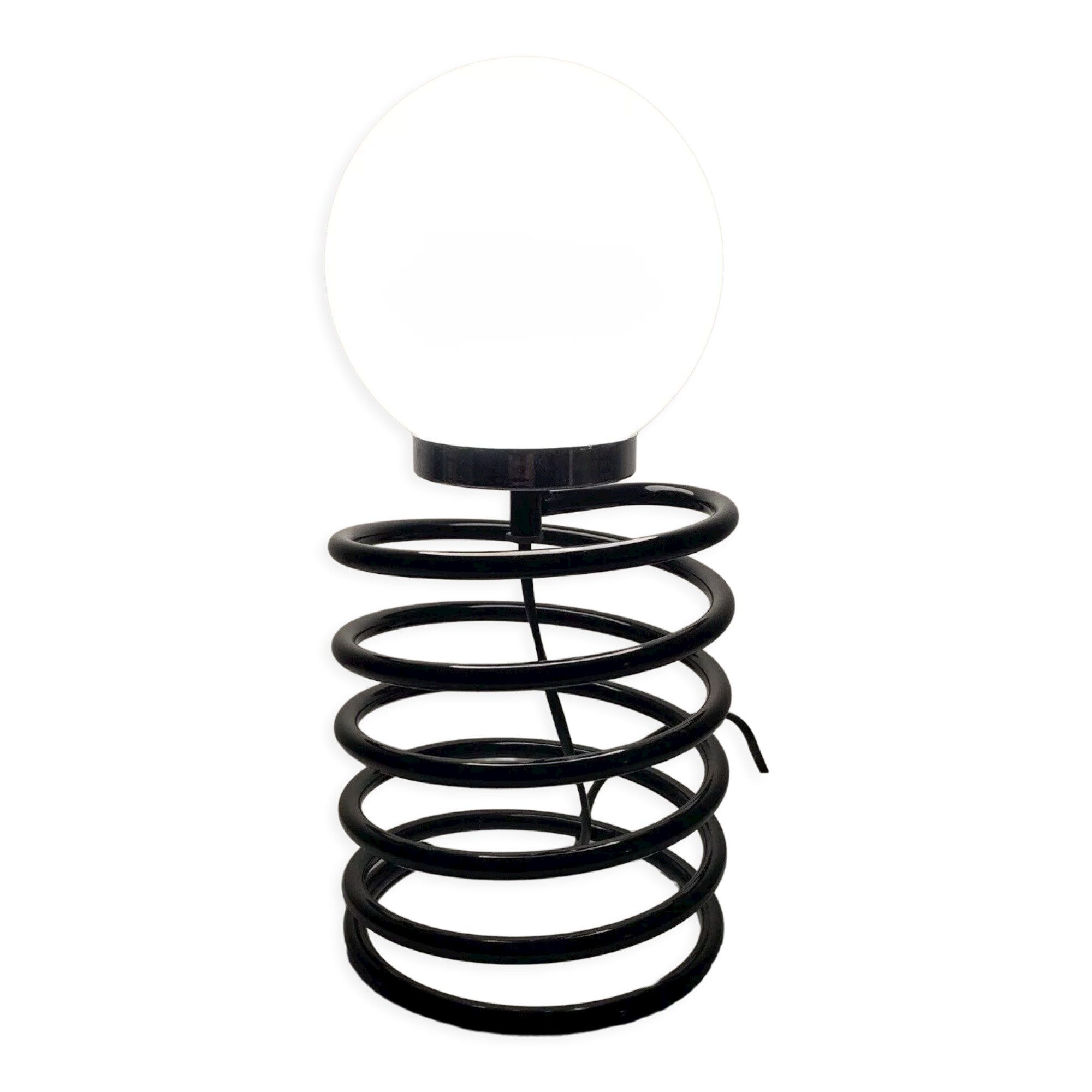 Vintage spring lamp black style Ingo Maurer Grand Modele