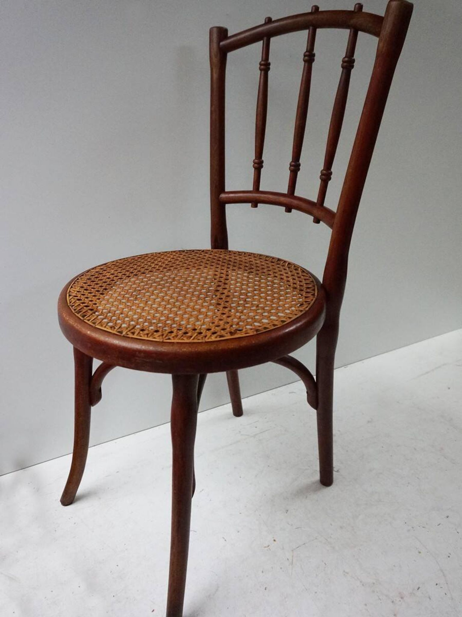 Chaises de salle à manger bistro Thonet originales, lot de 4