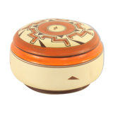 Art deco ceramic bonbonnière by BIHL Czechoslovakia, 1920s.