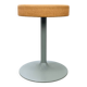 Orange tulip foot stool from the 80s, vintage