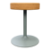 Orange tulip foot stool from the 80s, vintage