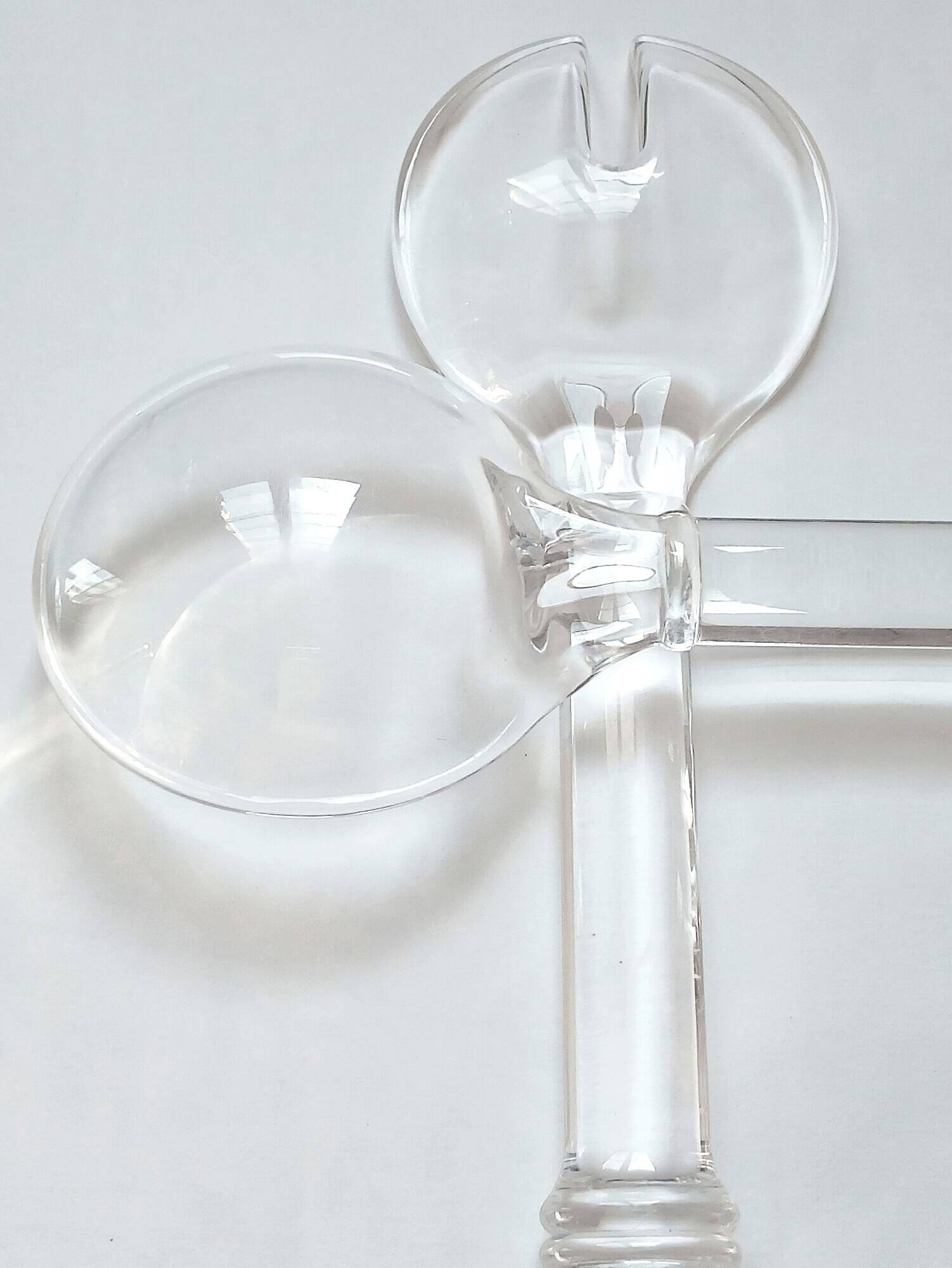 Guzzini plexiglass salad servers 32 cm