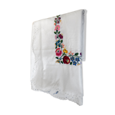 Nappe brodée main bohème chic
