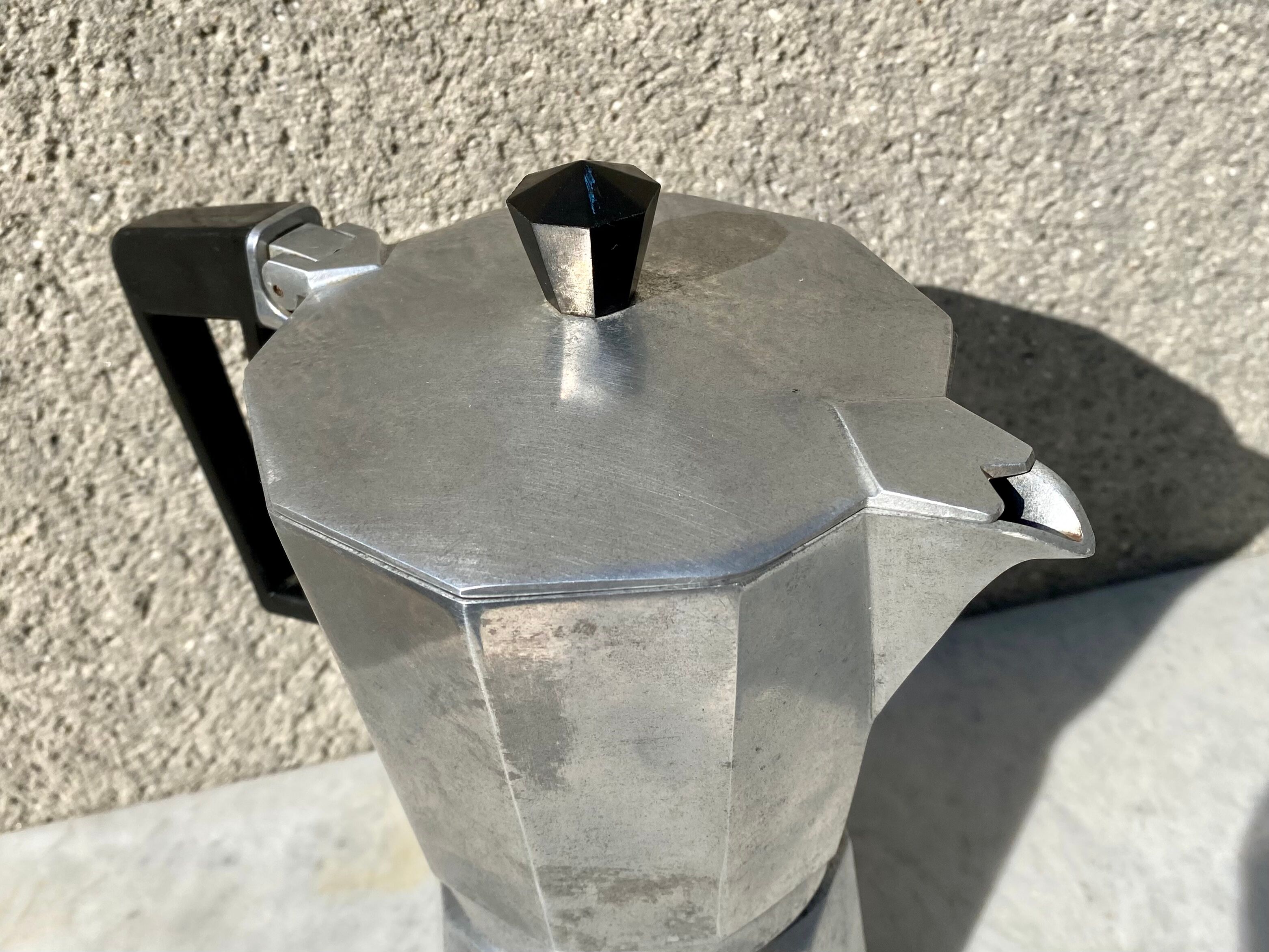 Italian coffee maker 8-10 cups vintage 70s very good condition