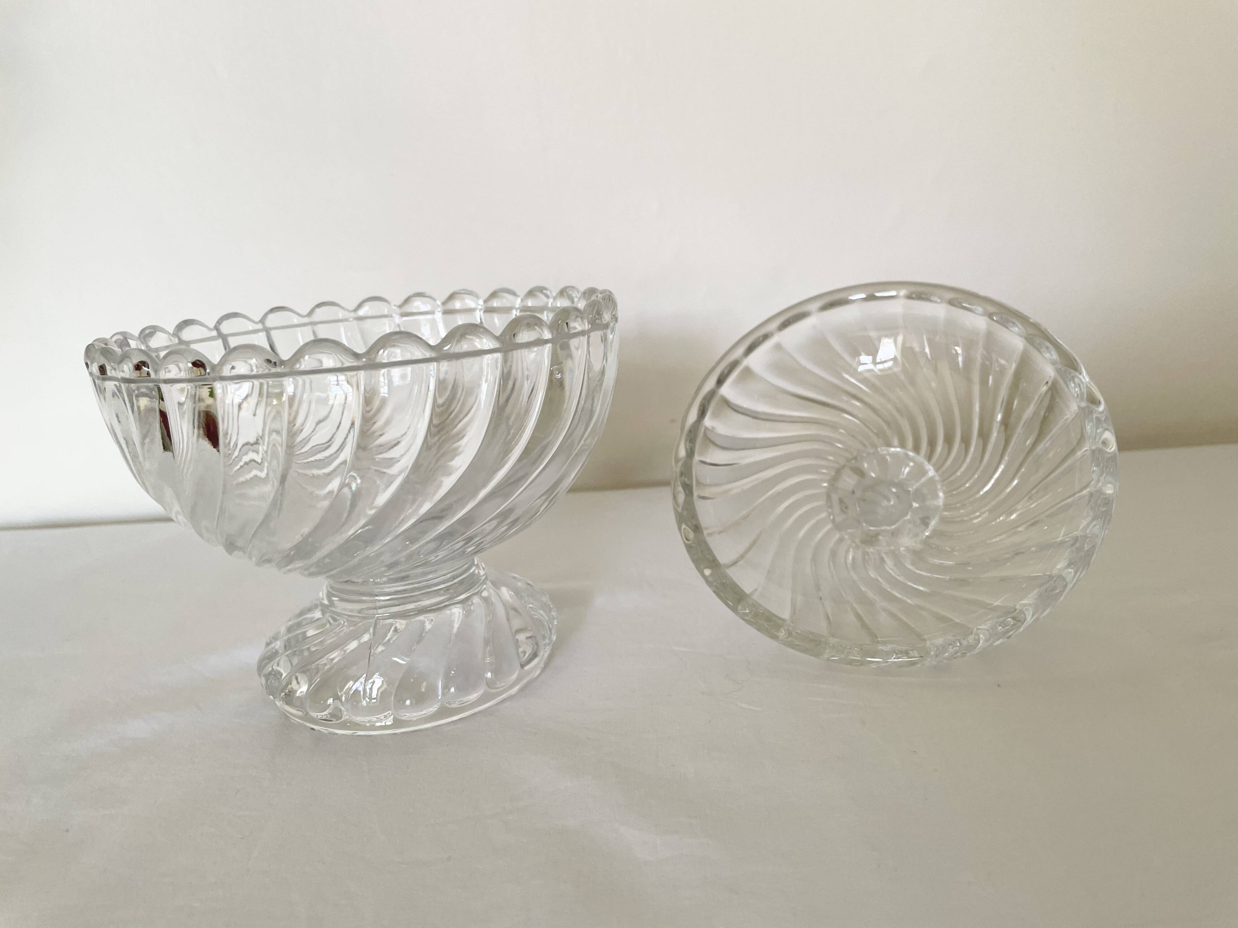 Baccarat crystal candy box, Bamboo model