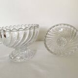 Baccarat crystal candy box, Bamboo model