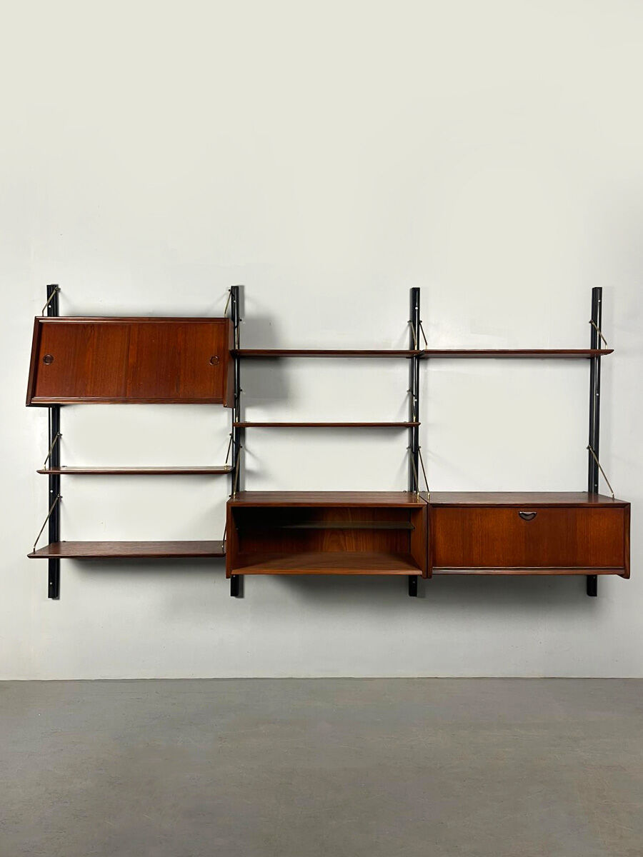 Vintage design modular wall unit Louis van Teeffelen Webe 1960
