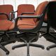 Suite de 8 fauteuil de bureau Comforto