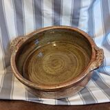 Large ceramic dish Pottery du Don Cantal