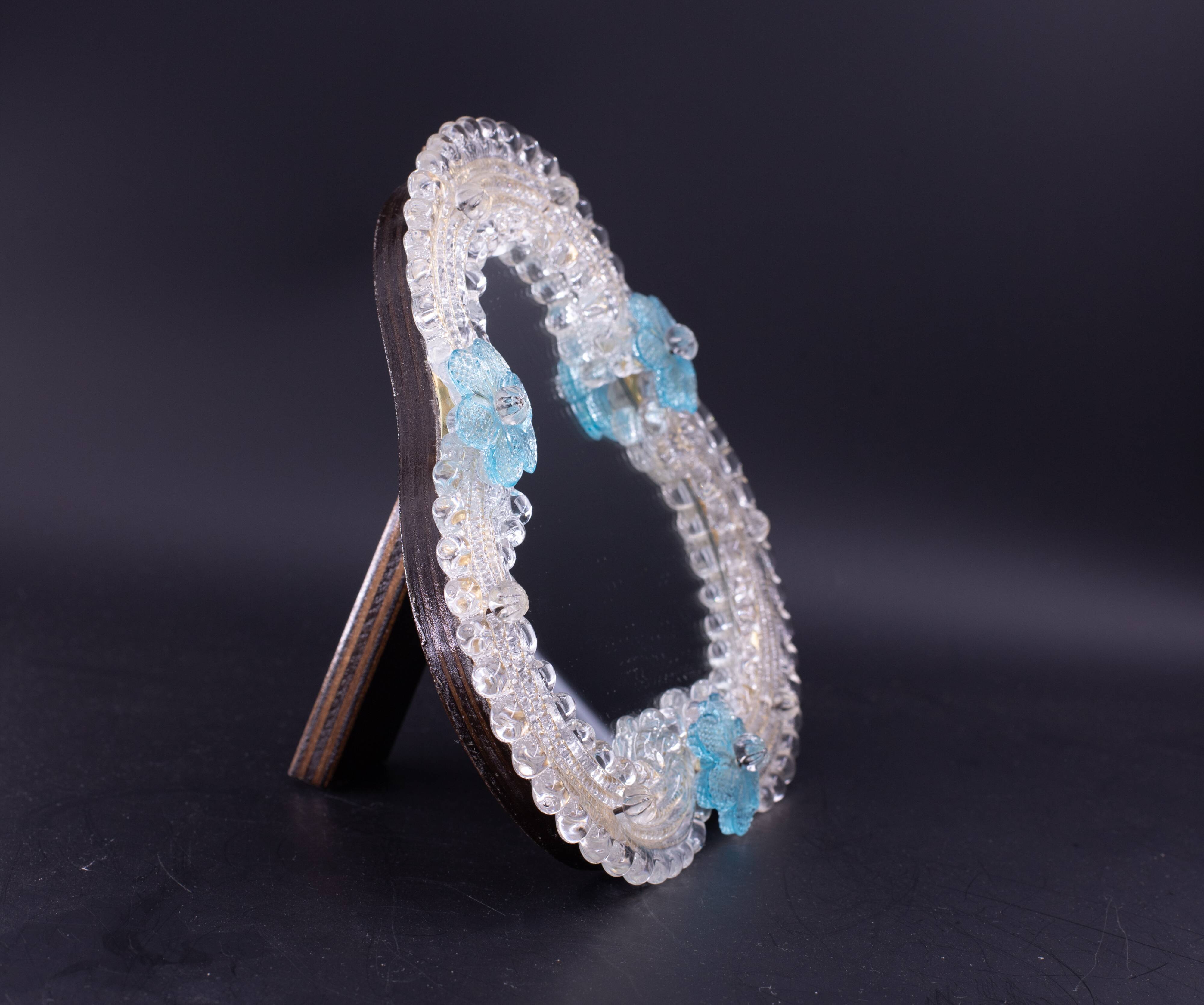 Classic Vintage Venetian Murano Glass Mirror, 1970s