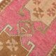 3x11 Faded Pink & Brown Vintage Runner Rug,