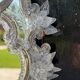 Venetian mirror with fretwork in colorless Murano glass circa 1880