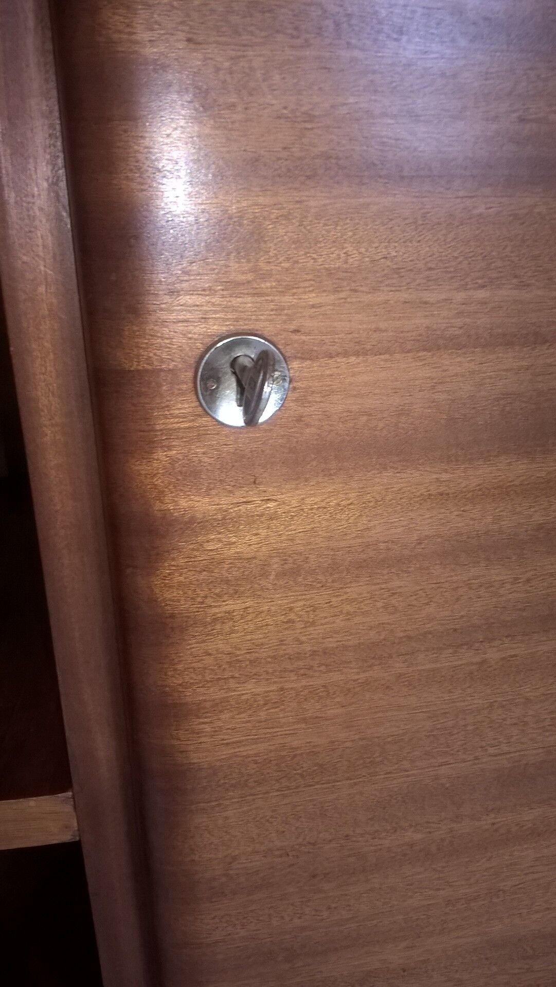 Vintage mahogany wardrobe from the years 50