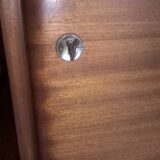 Vintage mahogany wardrobe from the years 50