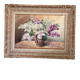 Tableau Drawing Pastel Still Life Lilac Bouquet Flowers Signed Lebailly Enc
