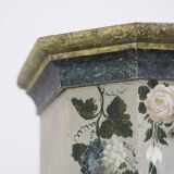 Painted Folk Art Bridal Cupboard