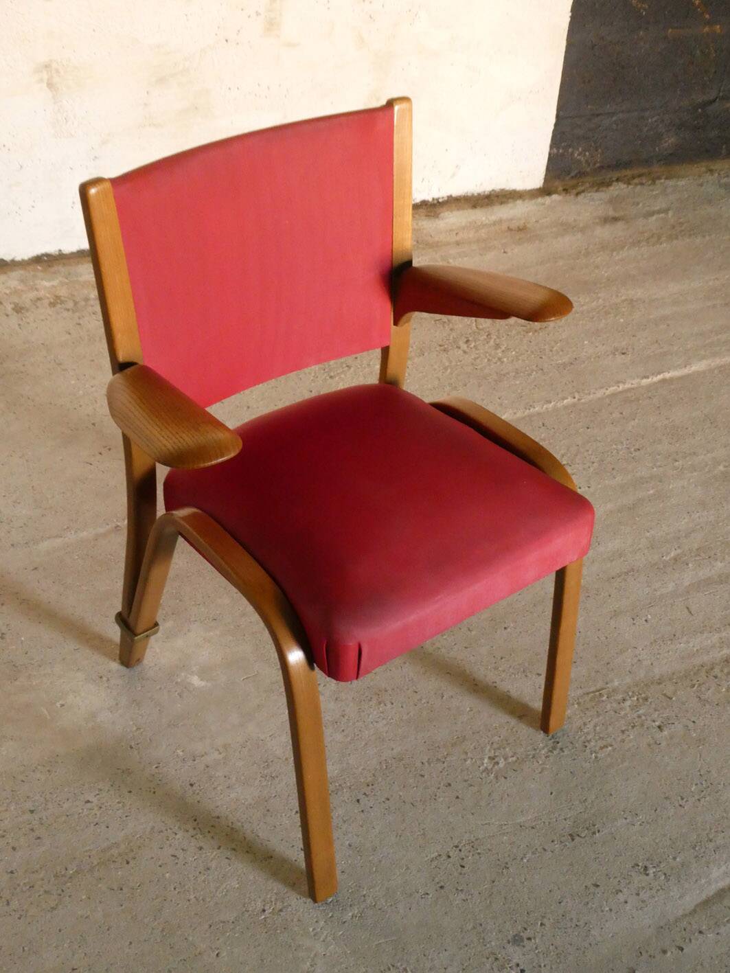 fauteuil Bow Wood, Steiner, 1950