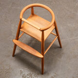 Chaise haute pour enfants de Nanna Ditzel pour Kold Savvaerk Danemark Années 1950