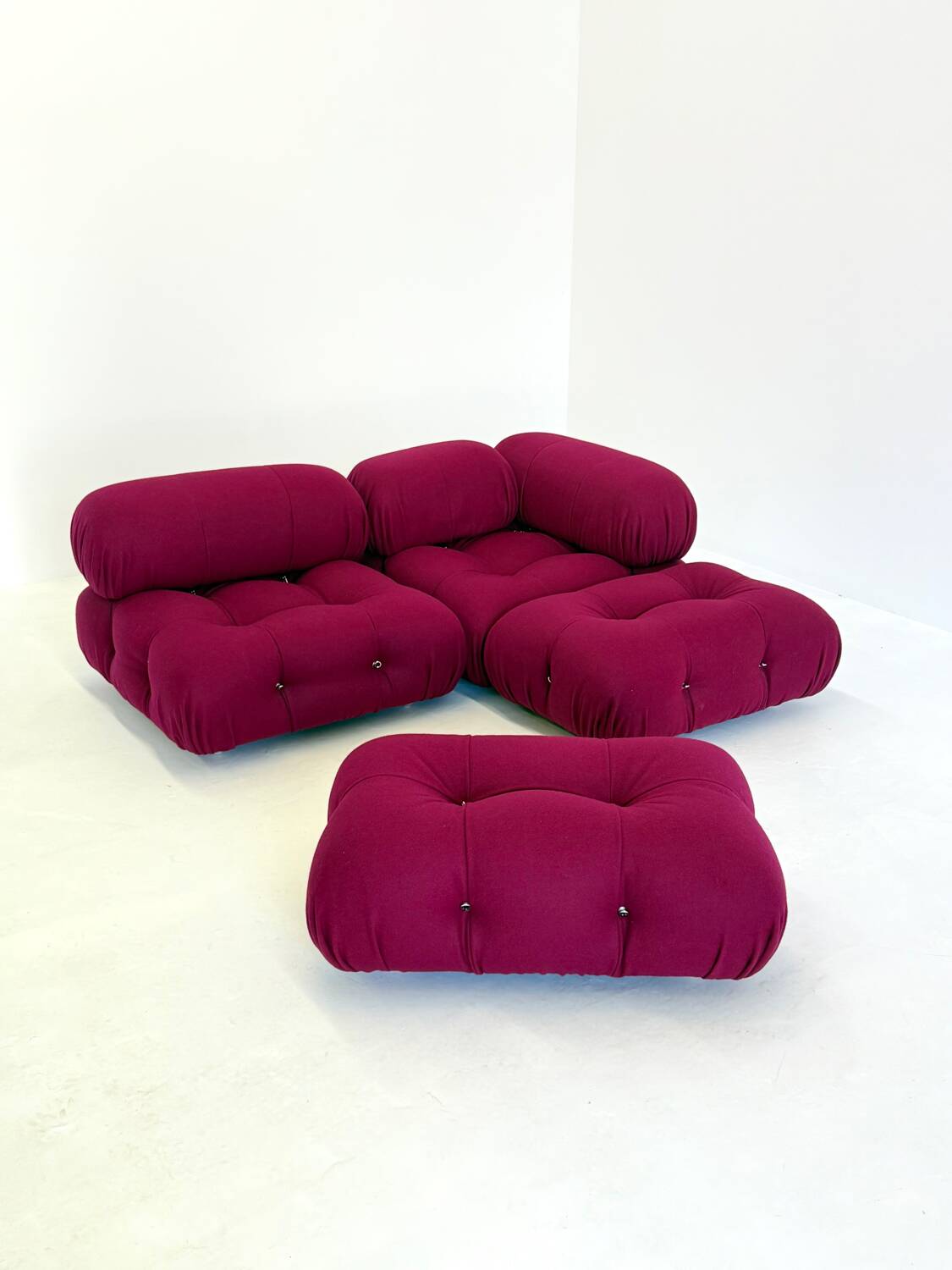 Canapé modulable Camaleonda Bordeaux par Mario Bellini pour B&B Italia