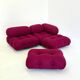 Canapé modulable Camaleonda Bordeaux par Mario Bellini pour B&B Italia